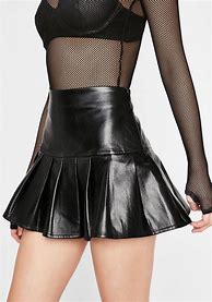 Image result for Leather Waistband Skirt
