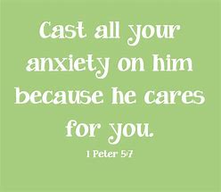 Image result for 1 Peter 5:7