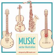 Image result for Music Instruments Illustration