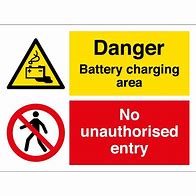 Image result for Danger Battery-Charging Area