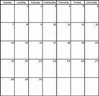 Image result for 30-Day Month Calendar
