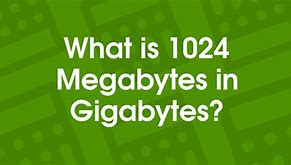 Image result for 1024 Megabytes