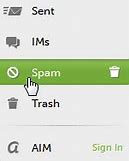 Image result for Report as Not Spam Button
