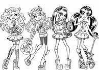Image result for Monster High Dolls Coloring Pages
