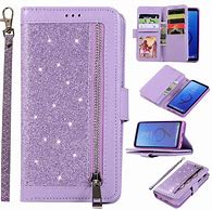 Image result for Samsung S9 Purple Case with Credit Card and Holder