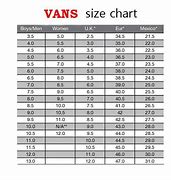Image result for Vans Toddler Shoe Size Chart