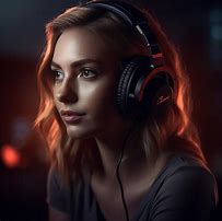 Image result for Gamer Girl Headphones