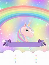 Image result for Rainbow Unicorn Invitations