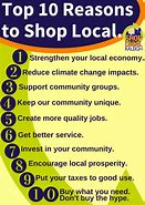 Image result for 10 Reasons to Shop Local