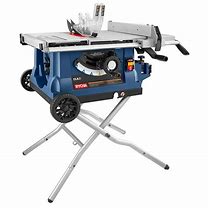 Image result for Ryobi 10 Inch Table Saw with Stand