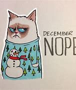 Image result for Grumpy Cat Christmas Drawing
