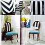 Image result for Black and White Striped Upholstery Fabric