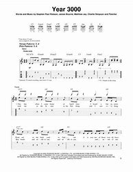 Image result for Year 3000 Sheet Music
