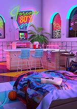 Image result for 80s Bedroom Ideas