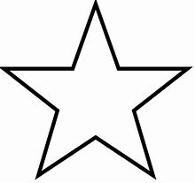 Image result for White 5 Point Star