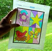Image result for Stained Glass Kids Craft