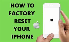 Image result for Factory Reset iPhone 6