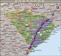 Image result for A Map of South Carolina On 95
