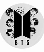 Image result for BTS Logo Black and White