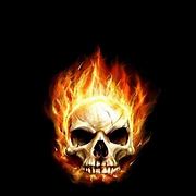 Image result for 3D Flaming Skull Wallpaper