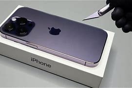 Image result for iphone 14 pro purple unboxing
