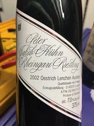 Image result for Peter Jakob Kuhn Oestricher Lenchen Riesling Auslese Goldkapsel