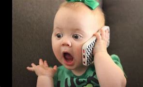 Image result for Funny Baby Pics with Quotes Phone Talking