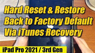 Image result for How to Factory Reset iPad