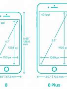 Image result for Size Caparison Between a iPhone 8 Plus and a iPhone 6