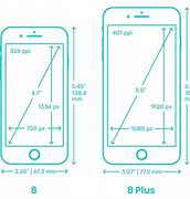 Image result for iPhone 8 Plus How Big