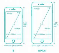 Image result for iPhone 8 Length