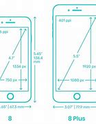 Image result for iPhone 8 Size in Inches