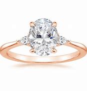 Image result for Rose Gold Oval Engagement Rings
