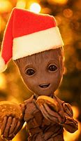 Image result for Baby Groot with Santa Hat Cartoon Drawing