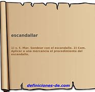 Image result for escandallar