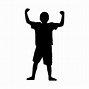 Image result for One Arm Raise in Victory Silhouette