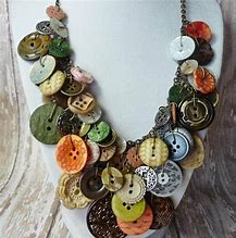 Image result for Button Jewelry Crafts