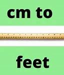 Image result for 135 Cm to Feet