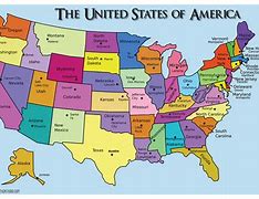 Image result for United States with Capitals