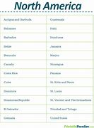 Image result for list of all countries in america