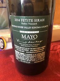 Image result for Mayo Family Sangiovese Cuvee Helene Unti