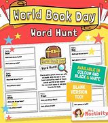 Image result for World Book Day Activities Primary School