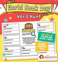 Image result for World Book Day Creative Activities