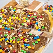 Image result for Chocolate Candy Pizza