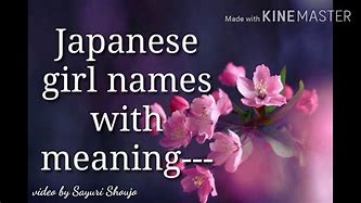 Image result for Japanese Names Meaning Beauty