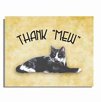 Image result for Cat Thank You Notes