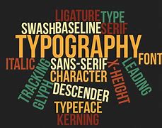 Image result for Typography Word Art