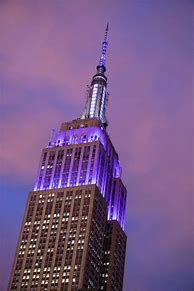 Image result for Empire State Building Purple