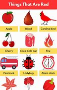 Image result for Red Color Things