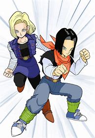 Image result for Android 17 and 18 Drawing